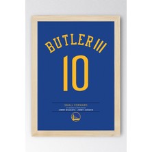 Jimmy Butler Forma Çerçeveli Tablo - Nba Golden State Warriors Jersey