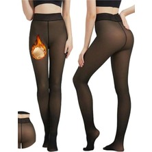 Remstdrk Termal Peluş Siyah Külotlu Çorap PKC-581