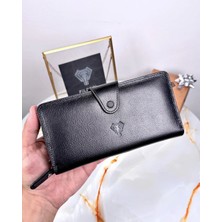 Hakiki Deri - Tutamaçlı - Fermuarlı - Çok Bölmeli - Portföy Cüzdan 2097