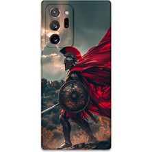 Galaxy Note 20 Ultra Uyumlu Retro Desenli Telefon Kılıfı + Ekran Koruyucu - 5834