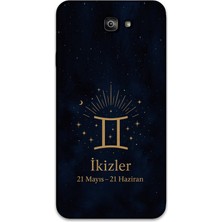 Galaxy J7 Prime Uyumlu Ikizler Burcu Desenli Telefon Kılıfı + Ekran Koruyucu - 5770