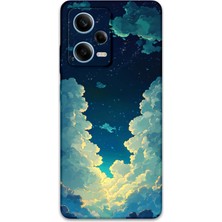 Xiaomi Redmi Note 12 5g Uyumlu Uzay Desenli Telefon Kılıfı + Ekran Koruyucu - 5868