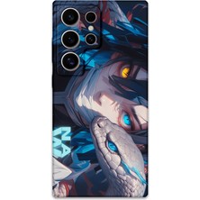 Galaxy S23 Ultra Uyumlu Anime Desenli Telefon Kılıfı + Ekran Koruyucu - 5748