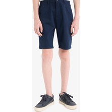 DeFacto %100 Pamuk Cepli Basic Gabardin Şort Erkek Çocuk C2955A825SM