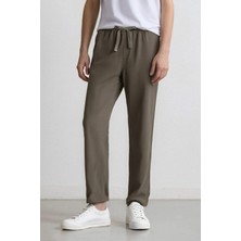 DeFacto %100 Pamuk Relax Fit Rahat Kesim Yazlık Müslin Kısa Paça Pamuklu Jogger Pantolon D6260AX25SP