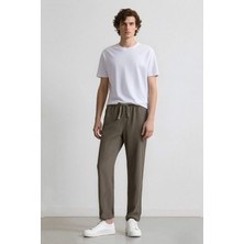 DeFacto %100 Pamuk Relax Fit Rahat Kesim Yazlık Müslin Kısa Paça Pamuklu Jogger Pantolon D6260AX25SP