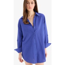 DeFacto Regular Fit Pamuklu Plaj Gömleği W8241AZ25SM
