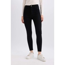 DeFacto Jegging Yüksek Bel Bilek Boy Dar Paça Basic Jean Pantolon B7498AX25SP