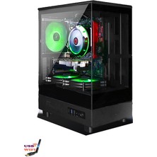TC65X Ryzen 5 5500 32GB 1tb M.2 Nvme SSD RTX3050 Gddr6 24" 180Hz Oyuncu Masaüstü Bilgisayarı Hazır Sistem