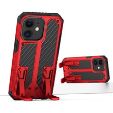 Newface Iphone 11 Kılıf Fizy Stand Kapak - Kırmızı 11