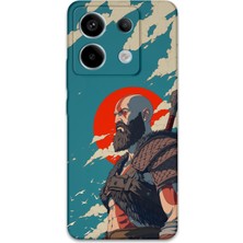 Poco M6 Pro Uyumlu Kratos Desenli Telefon Kılıfı + Ekran Koruyucu - 5824