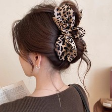 Bling Bling1 Blingbling1 Leopar Baskı Yay Grip Klipleri Büyük Köpekbalığı Klipleri Saç Aksesuarları (Yurt Dışından)