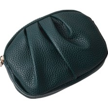 Bling Bling1 Blingbling1 Küçük Cüzdan Para Cüzdanı Pu Çok Fonksiyonlu Pliseli Stil Çift Fermuarlı Madeni Para Çantası (Yurt Dışından)