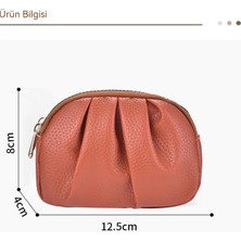 Bling Bling1 Blingbling1 Küçük Cüzdan Para Cüzdanı Pu Çok Fonksiyonlu Pliseli Stil Çift Fermuarlı Madeni Para Çantası (Yurt Dışından)