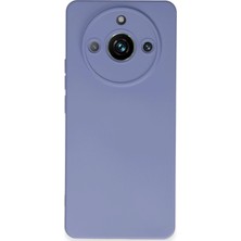 Newface Realme 11 Pro Kılıf Nano Içi Kadife Silikon - Lila 11