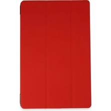 Newface Ipad Pro 13 (2024) Kılıf Tablet Smart Kılıf - Kırmızı 11