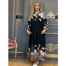 Takım,keten Kumaş,yüksek Kaliteli,bel Likralı,düğmeli,çiçekli Kumaş,günlük,çok Renkli