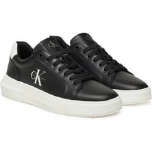 Calvin Klein Jeans Chunky Cupsole Mono Lth Wn Kadın Siyah Sneaker YW0YW01872-0GM