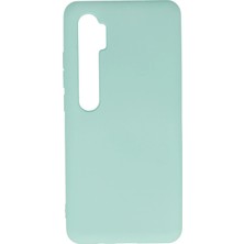 Newface Xiaomi Mi Note 10 Lite Kılıf Nano Içi Kadife Silikon - Turkuaz Sptgl