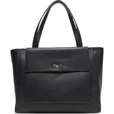 Calvin Klein Ck Re-Lock Medıum Shopper Kadın Siyah Çanta LV04F3223G-UB1