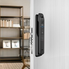 Philips Akıllı Kilit DDL709 - Iç Kilit Dahil, Yüz Tanımalı, Kameralı, Parmaz İzi, Şifre, Kart , Dahili Ekran
