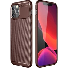 Grabono Apple iPhone 12 Pro Max Kılıf Karbon Fiber Görünümlü Ultra Ince Carbon Case