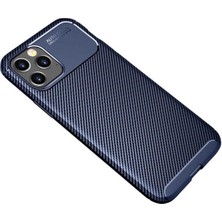 Grabono Apple iPhone 12 Pro Max Kılıf Karbon Fiber Görünümlü Ultra Ince Carbon Case