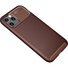 Grabono Apple iPhone 12 Pro Max Kılıf Karbon Fiber Görünümlü Ultra Ince Carbon Case