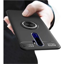 Grabono Oppo A9 2020 Kılıf Yüzüklü ve Manyetik Araç Tutuculu Tpu Silikon