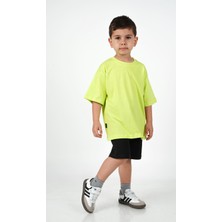 c.c.l. coccolin kids baby clup Unisex Çocuk Oversize Basic Tişört T-Shirt