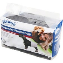 Pawise Köpek Alt Bağlama Bezi Xl Boy Siyah 12 Adet