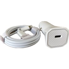 Iphone Uyumlu 20W Araç Çakmaklık Şarj Aleti 11-12-13-14 Ligtning Tüm Telefonlara Uyumlu Type-C Çıkış