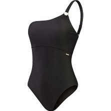 Speedo Spdscu Asymtrc 1pc Af Blk Kadın Yüzücü Mayosu 8-0036990001 Siyah
