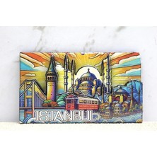 Ahşap Istanbul Temalı Magnet ALK4365