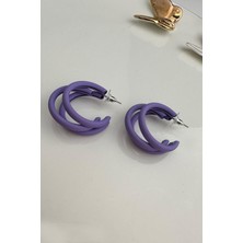 Modex Üçlü Geçmeli Halka Küpe