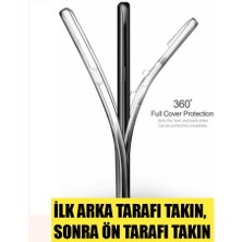 Prolysus Xiaomi Redmi A4 360 Derece Kılıf Full Tam Koruma Ön Arka Şeffaf Kılıf