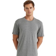 Blackspade Erkek Modal Elastan Fanila Silver 9306 - Gri Melanj