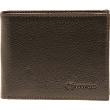 Cotton Bar Kahve Deri Cüzdan