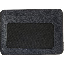 Cotton Bar Koyu Lacivert Deri Kartlık