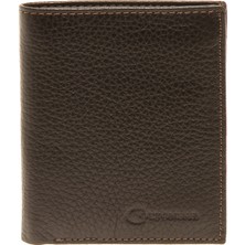 Cotton Bar Kahve Deri Cüzdan