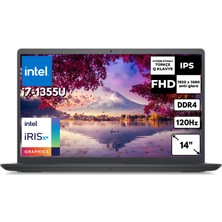 Dell Vostro 3530 I7-1355U 40GB 1 Tbssd Iris Xe Graphics 15.6" Fhd Windows 11 Home Taşınabilir Bilgisayar N1601PVNB3530UAT48