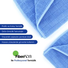 FiberZen Mutfak Temizlik Bezi | Süper Emici Mikrofiber | Leke Tutmaz | 40X40CM | Mavi