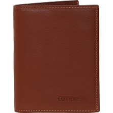Cotton Bar Taba Deri Cüzdan