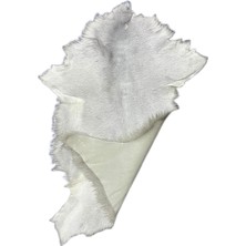 Gerçek Kuzu Postu - Naturel Kuzu Postu - Gri - 65 x 30 cm