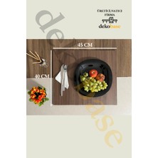Ceviz (4 Adet) Çok Amaçlı Koltuk Kenar Sehpası, Supla, Yemek Servis Altlığı
