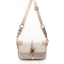 Silver & Polo Bej - Kum SP1182 Kadın Çapraz Çanta