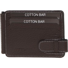 Cotton Bar Kahve Deri Kartlık