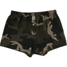 The Don Çok Renkli Kamuflaj Desenli Regular Erkek Boxer