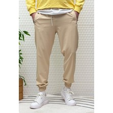 Erkek Full Likralı Paça Lastikli Jogger Pantolon