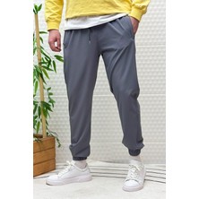 Erkek Full Likralı Paça Lastikli Jogger Pantolon